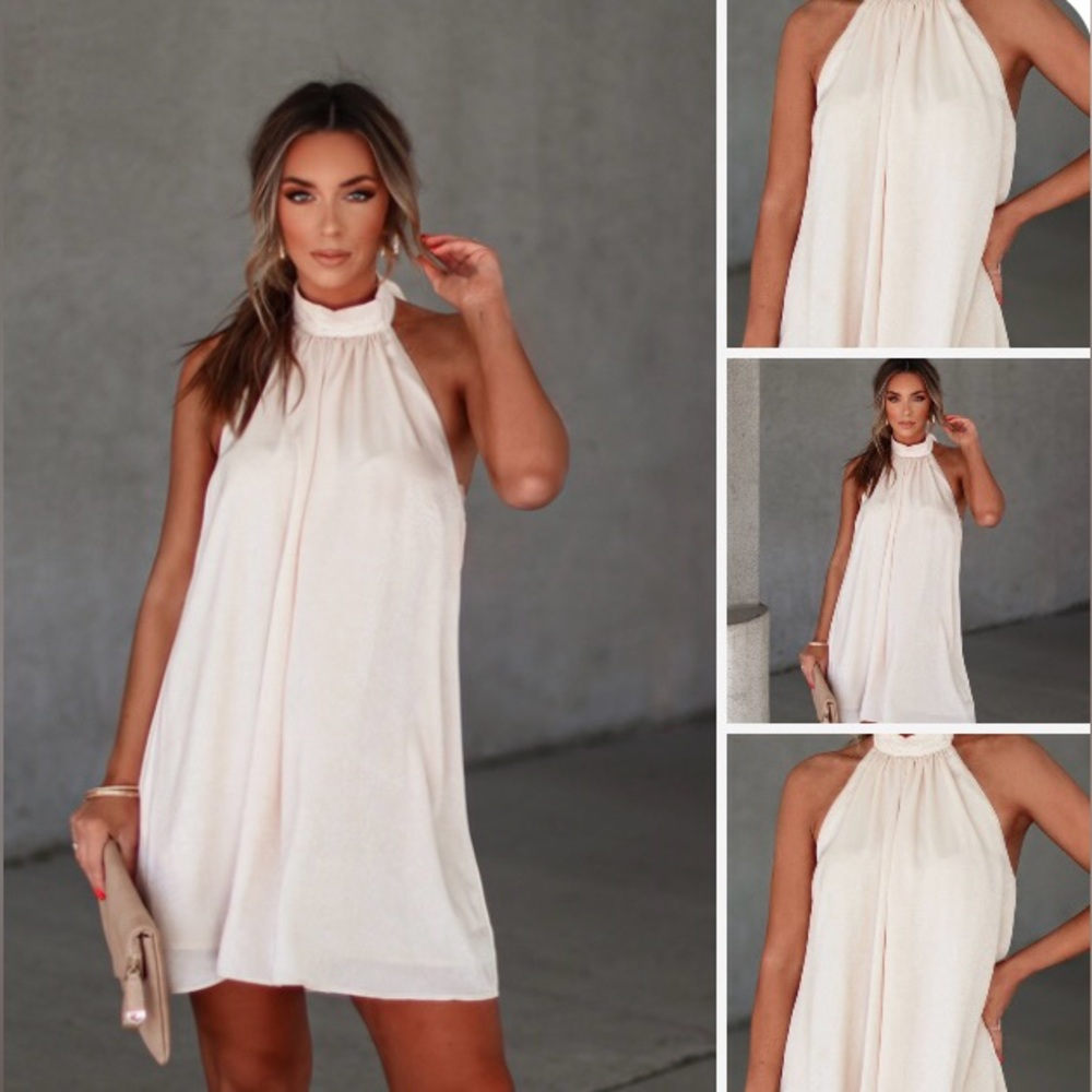 Vici Dora Halter Trapeze Mini Dress